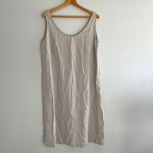 Linenfox Linen Midi Dress XL